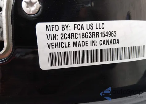 2024 Chrysler Pacifica Touring L z USA, uszkodzony, nr VIN 2C4RC1BG3RR154963